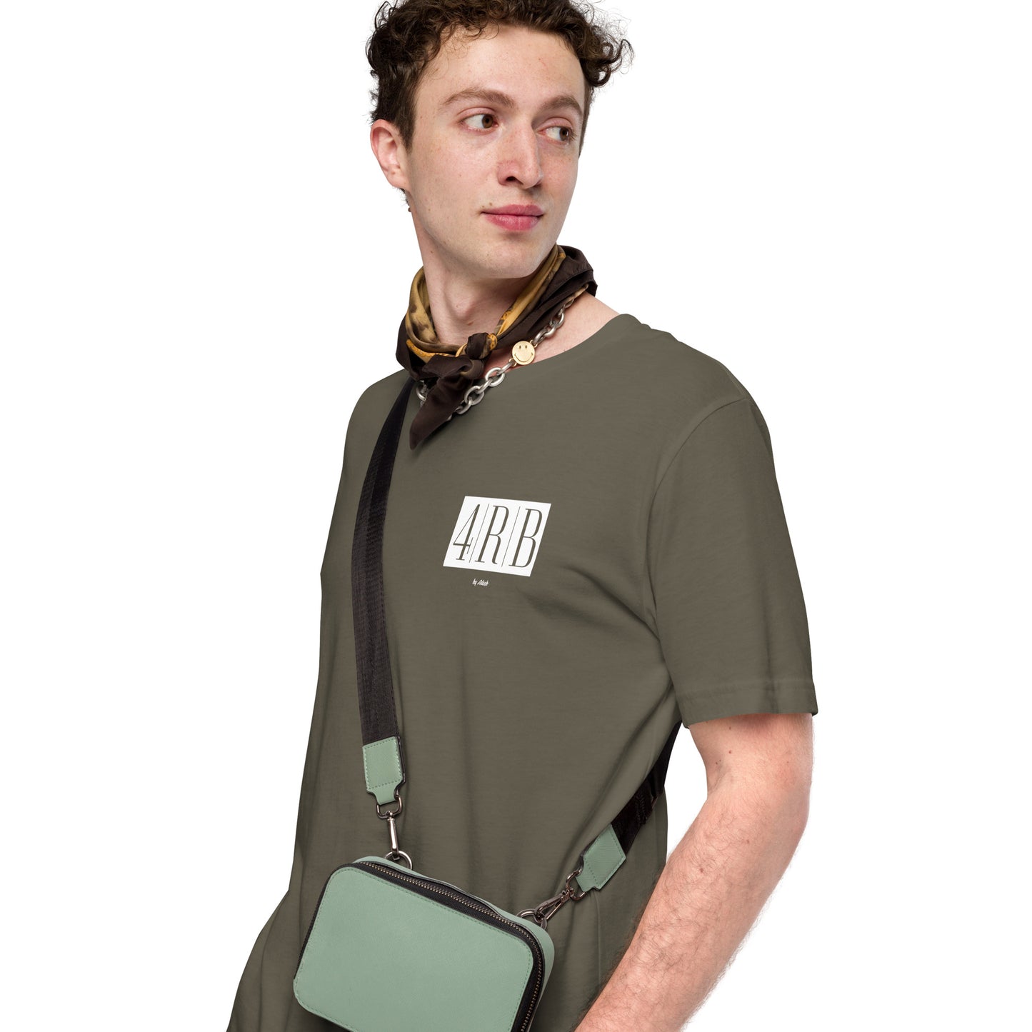 Adult Lightweight Tee - Small White Logo