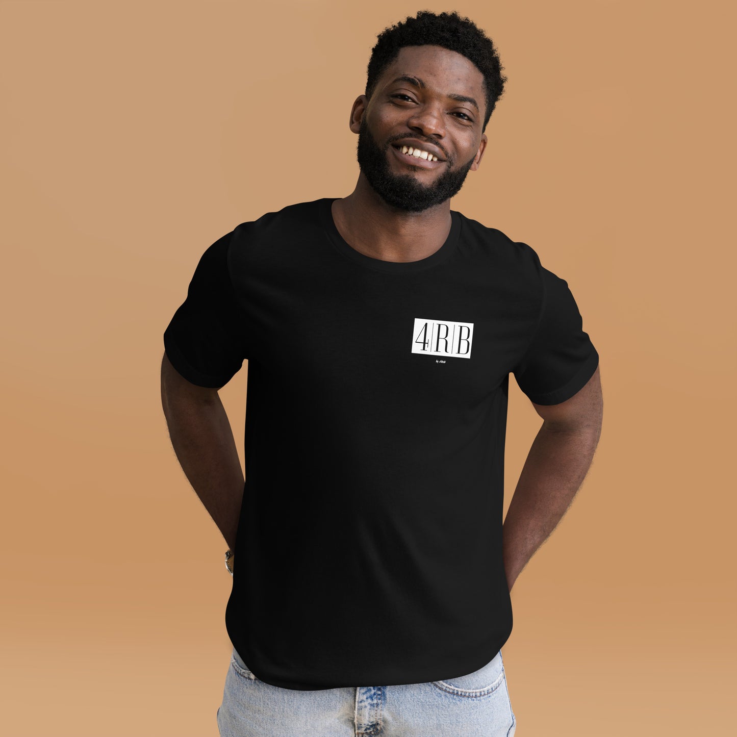Adult Lightweight Tee - Small White Logo