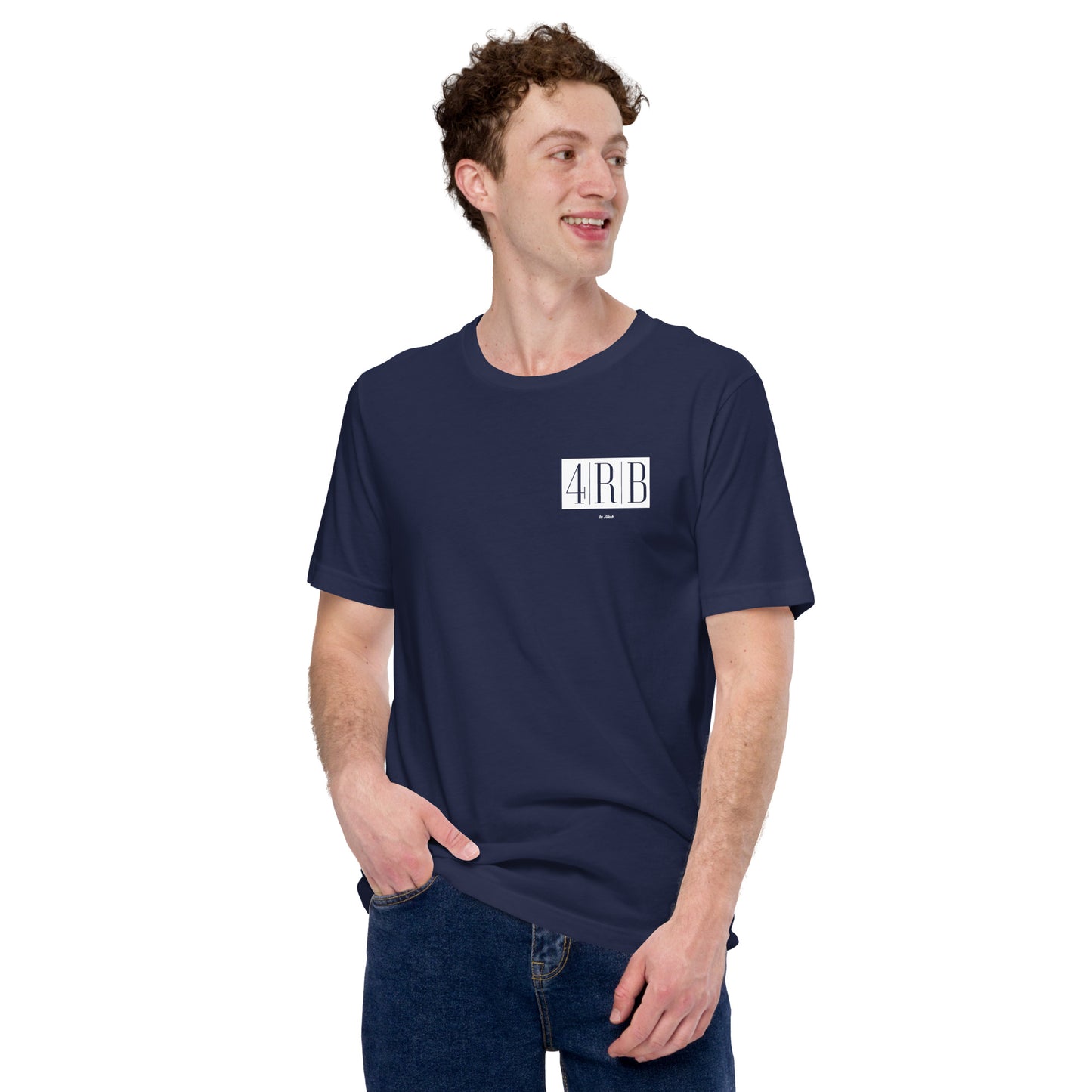 Adult Lightweight Tee - Small White Logo