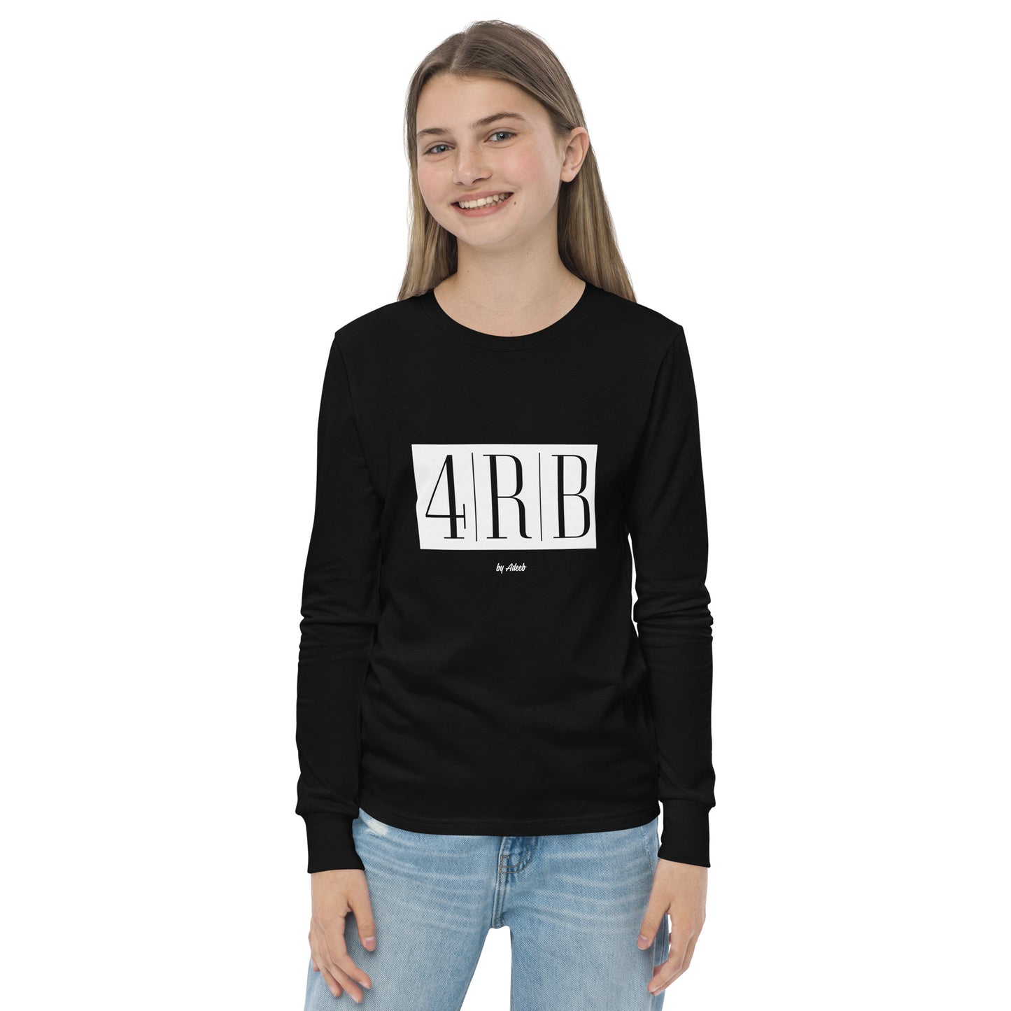 Youth Classic Long Sleeve Tee - White Logo