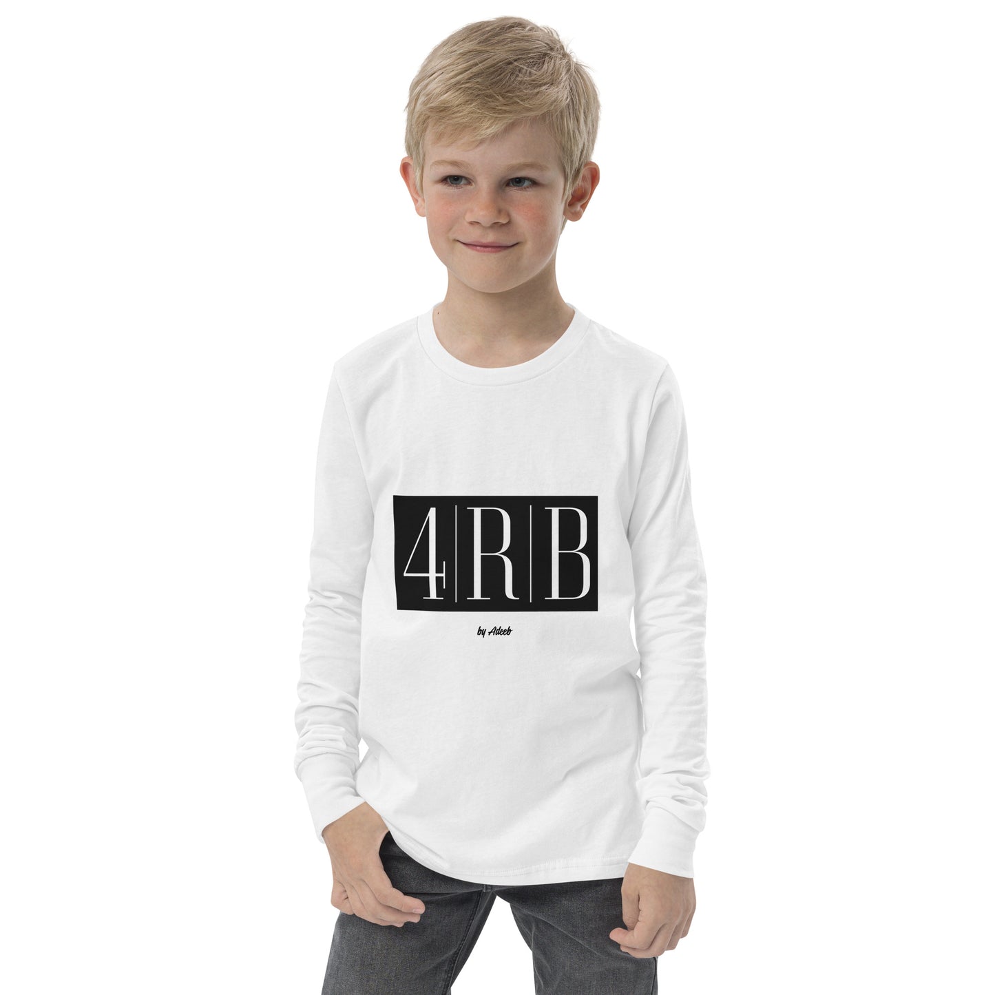 Youth Classic Long Sleeve Tee - Black Logo